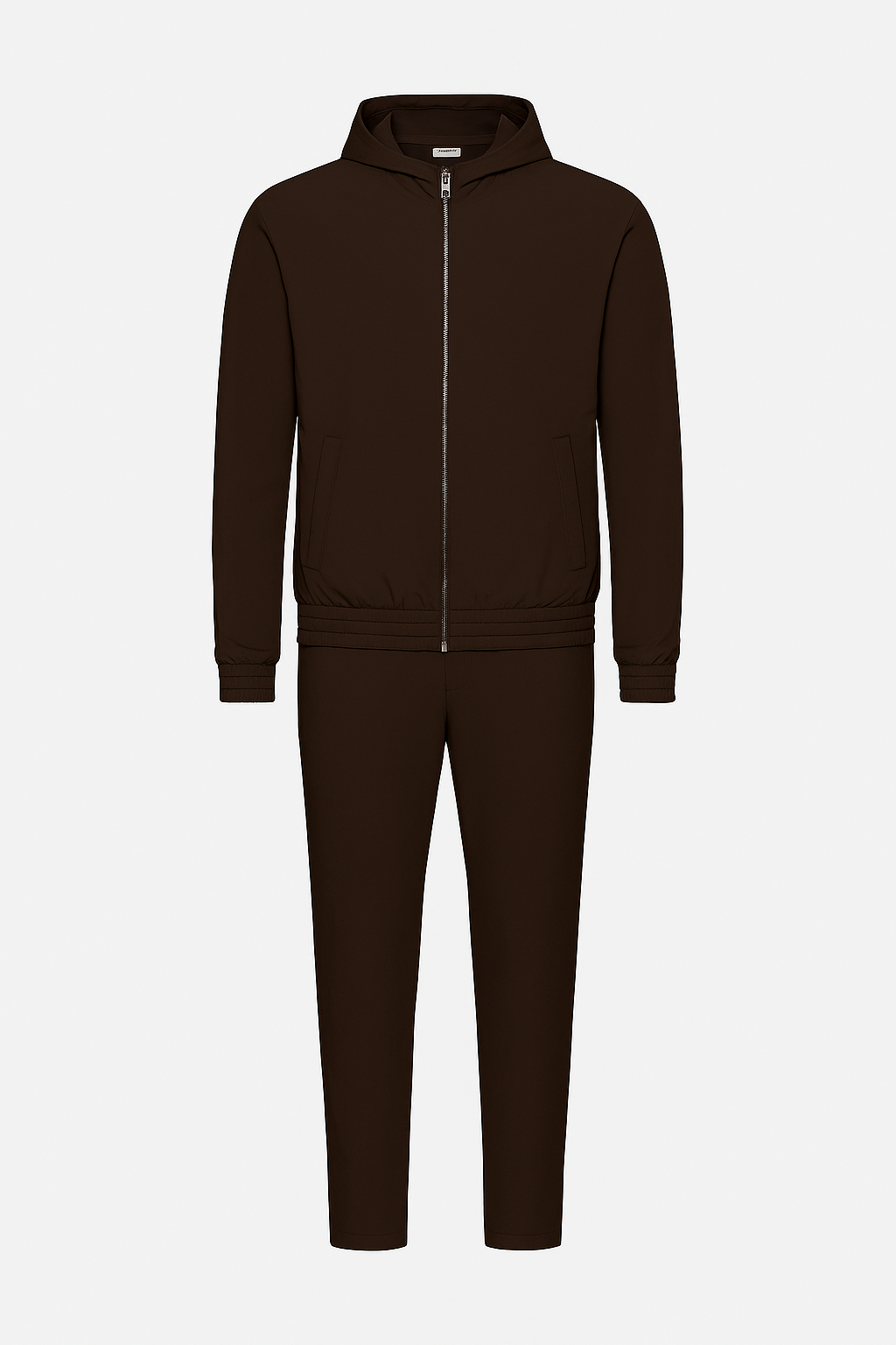 Classic Hooded Tracksuit - Mocha Brown