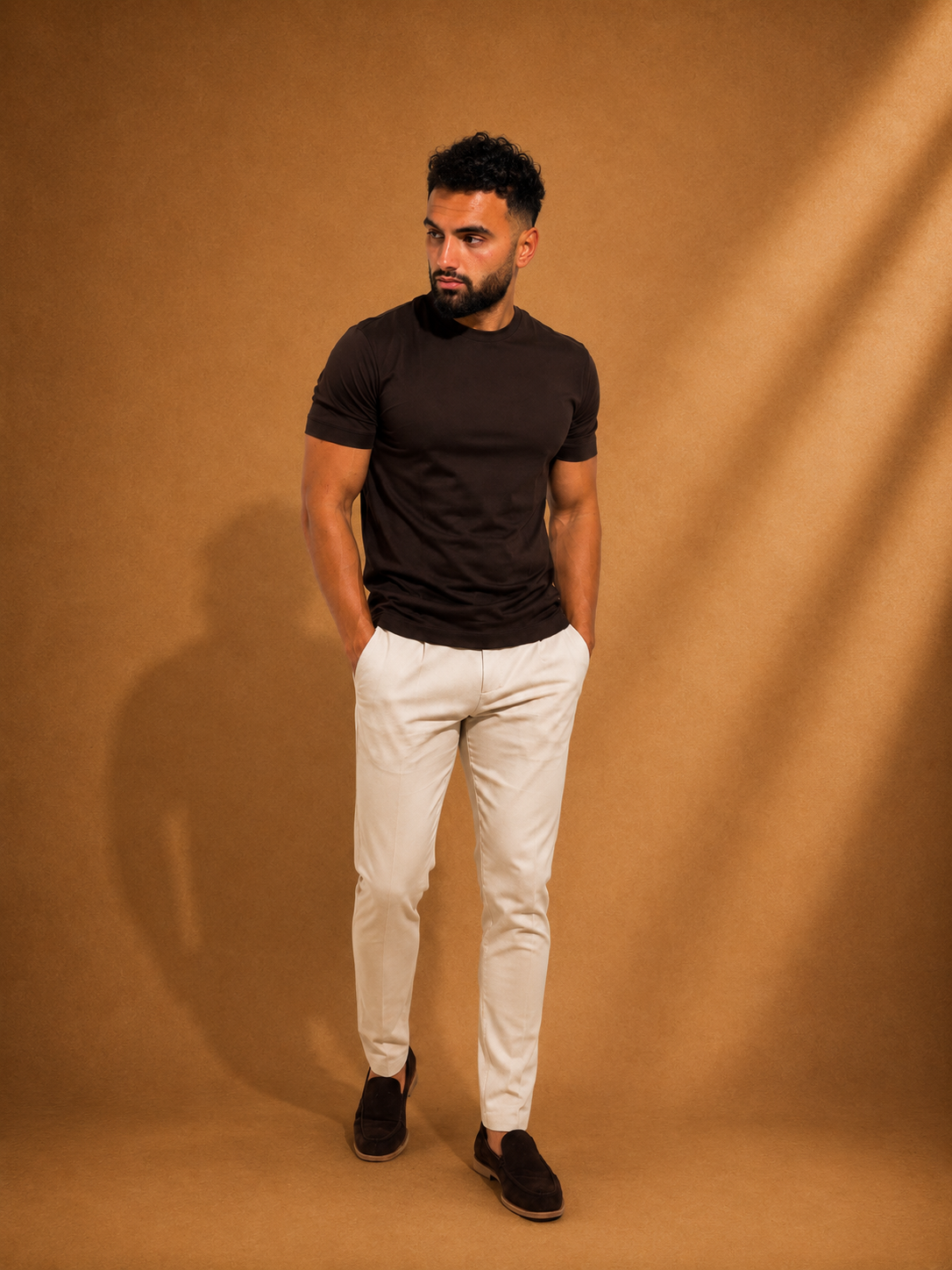 Montere signature tee - brown