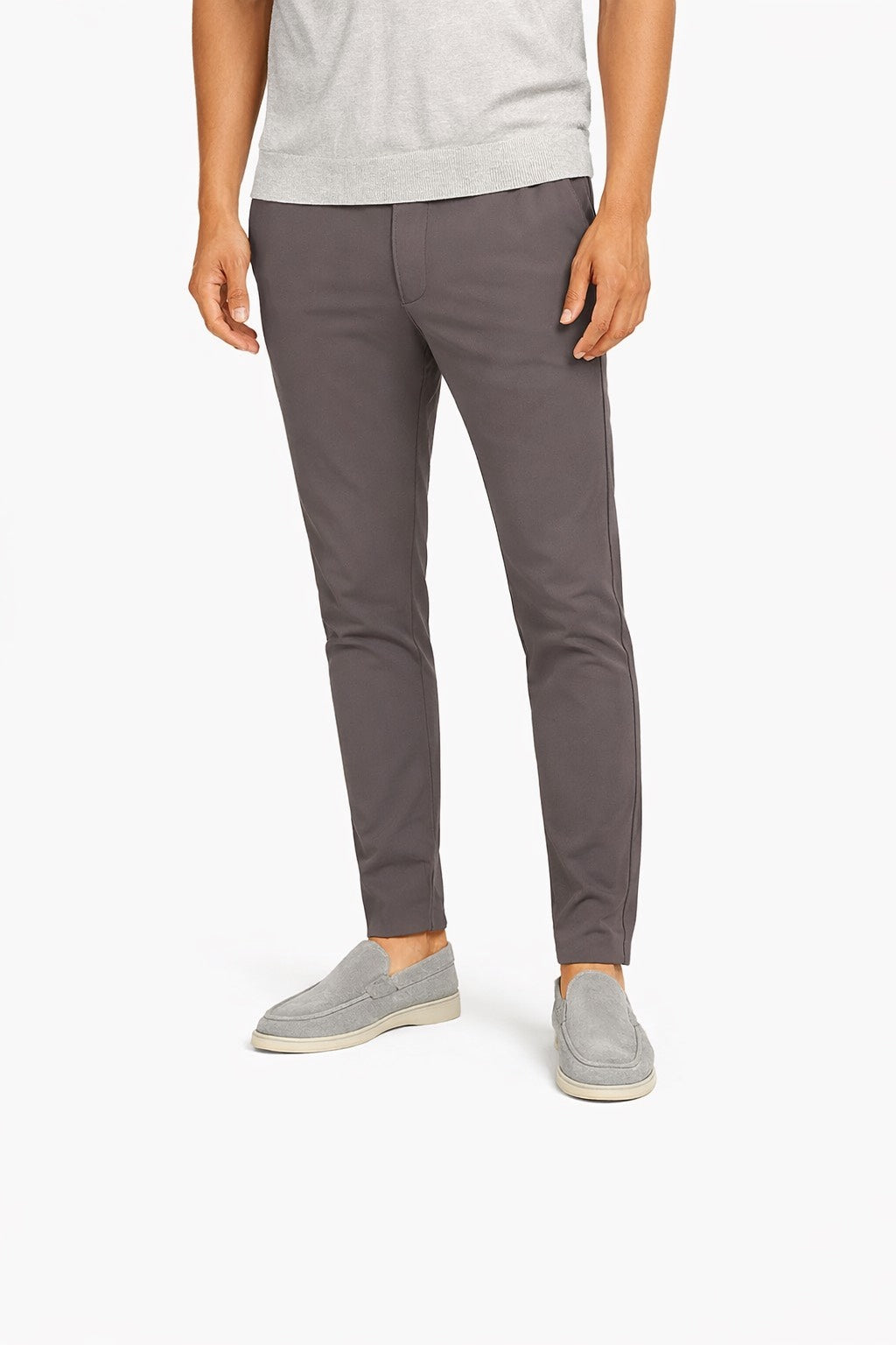 Suede Chino - Grey