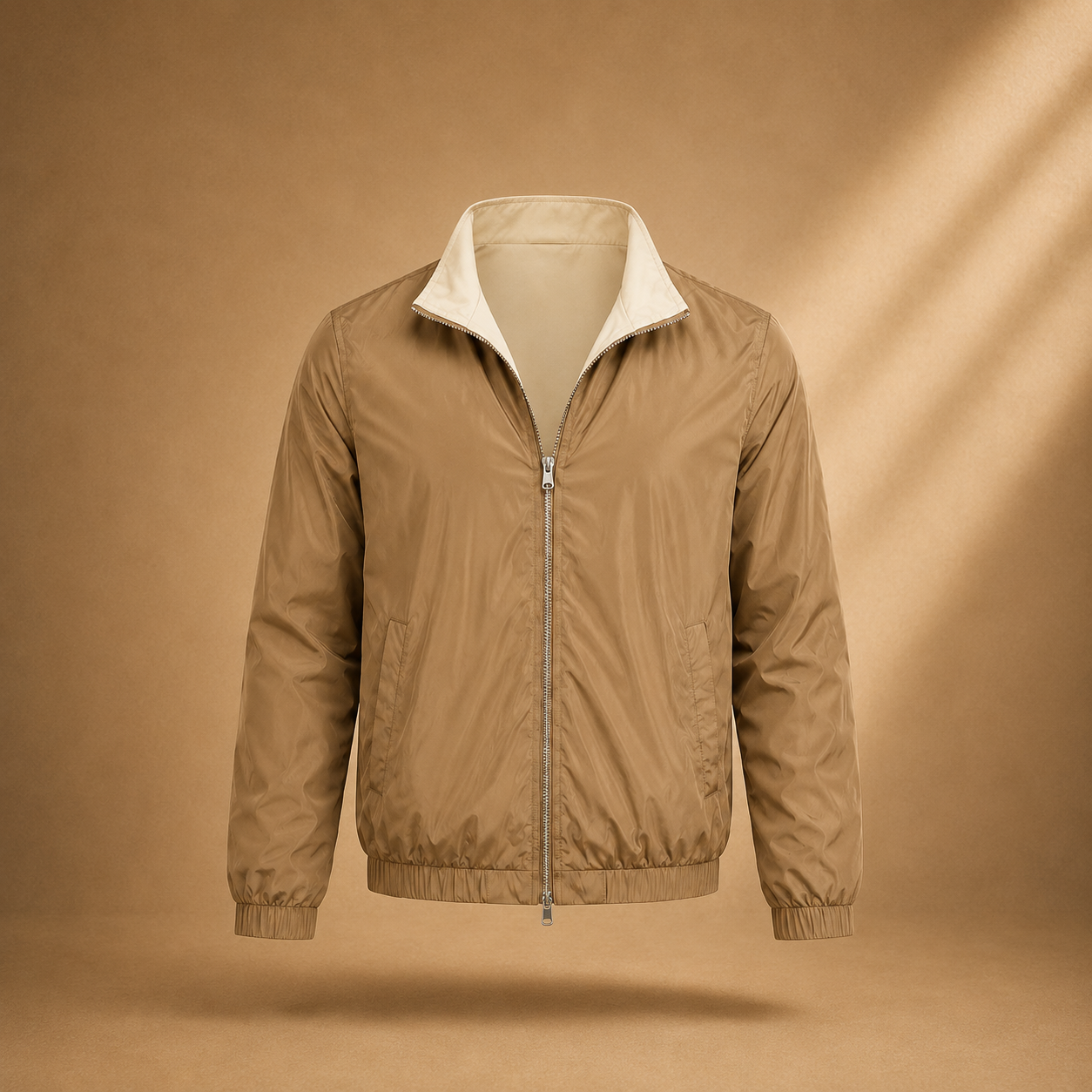 Essential jacket - light brown