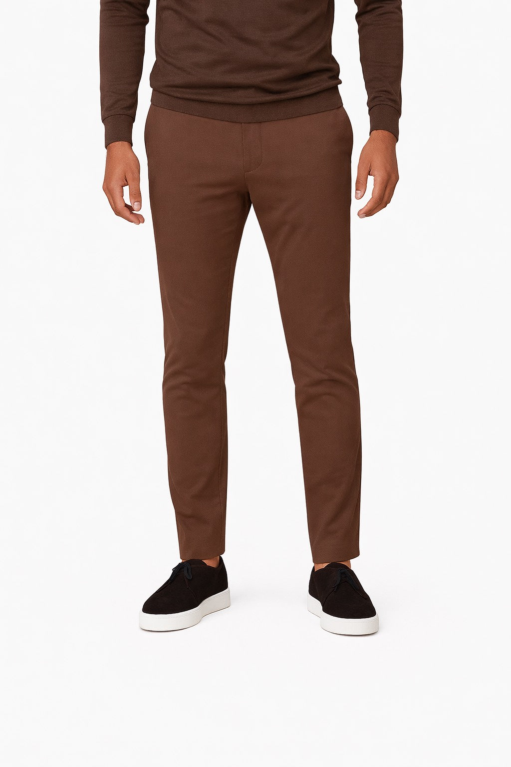 Suede Chino - Mocha Brown