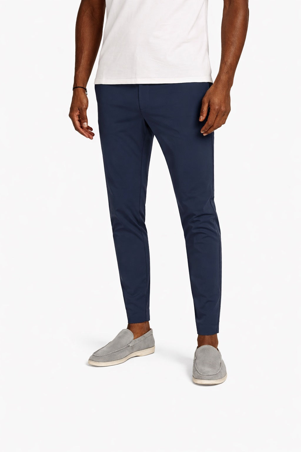 Suede Chino- Navy Blue
