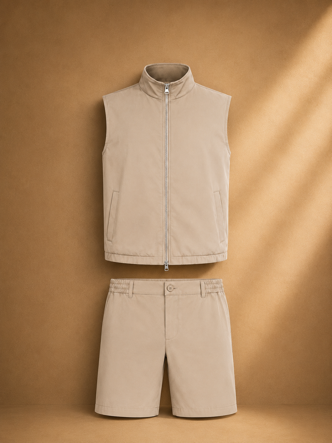 Essential short set - beige