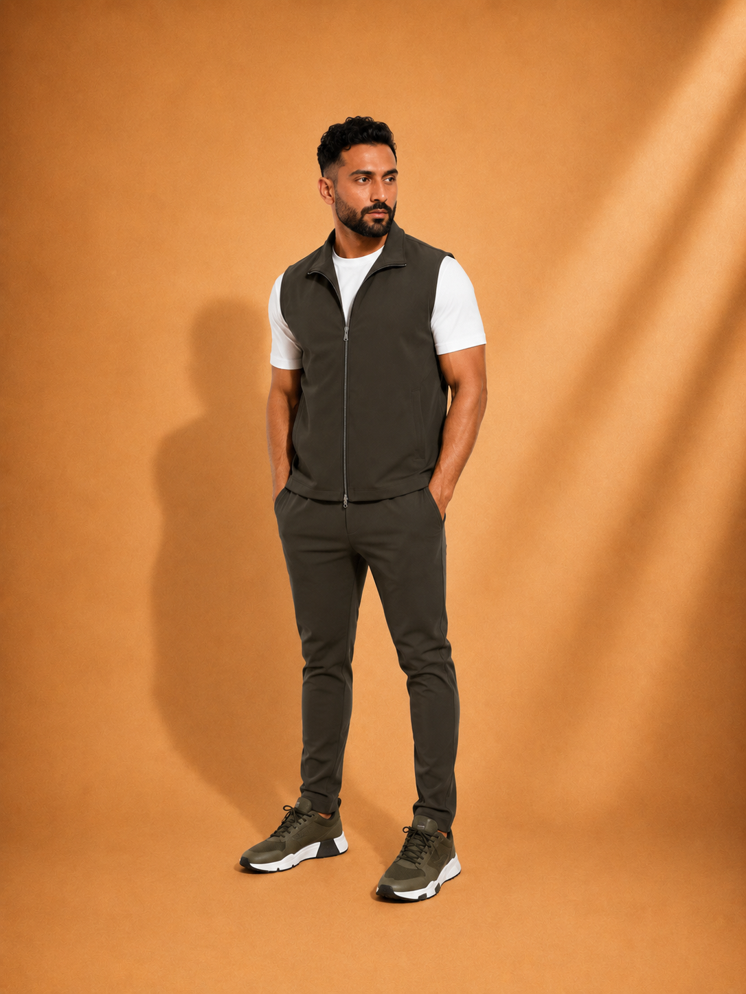 Essential techsuit - olive green