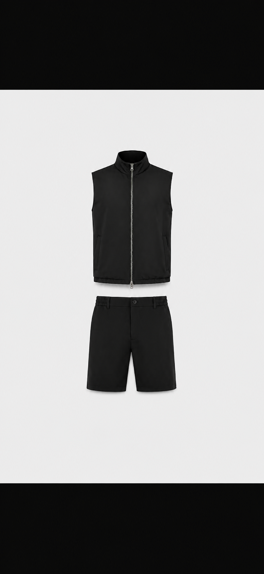Essential short Techsuit - black