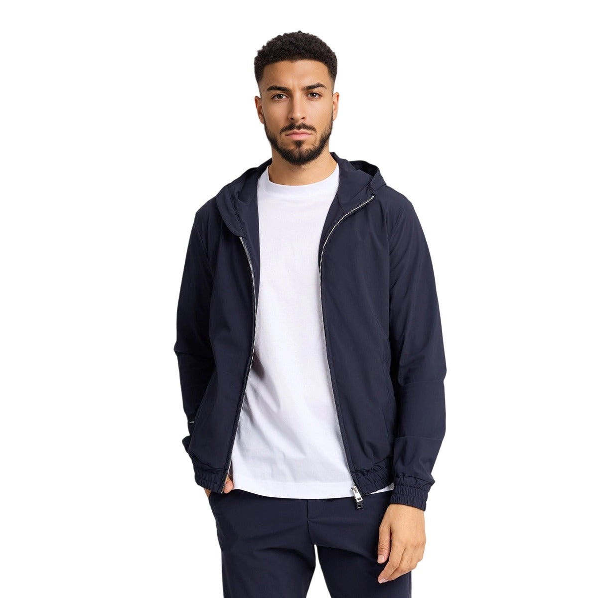 Classic Hooded Tracksuit - Navy Blue