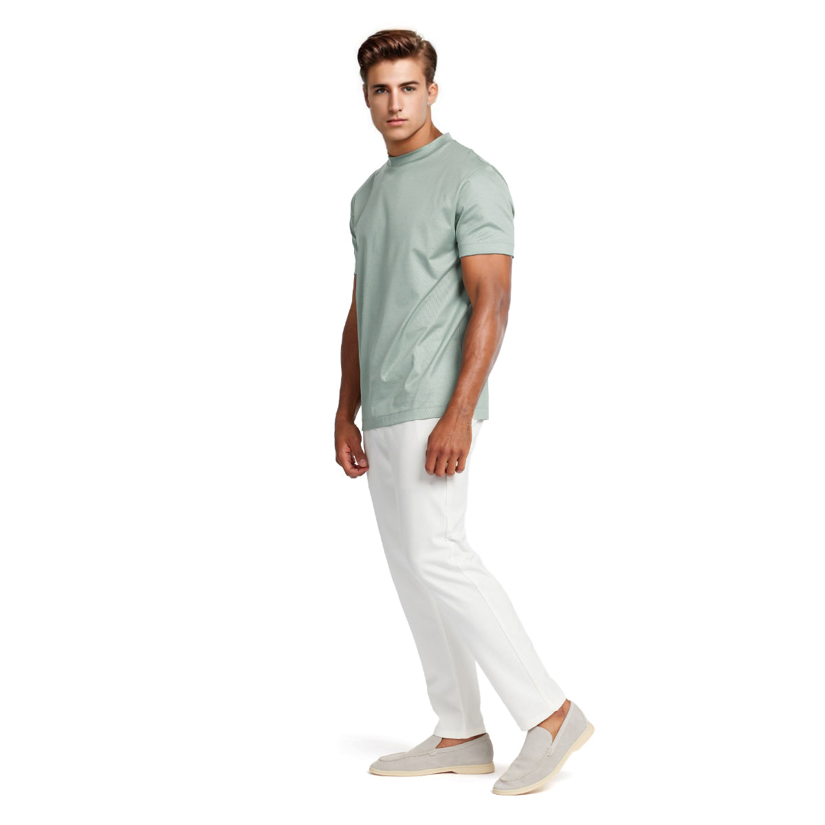 Signature Tee - Turquoise Blue