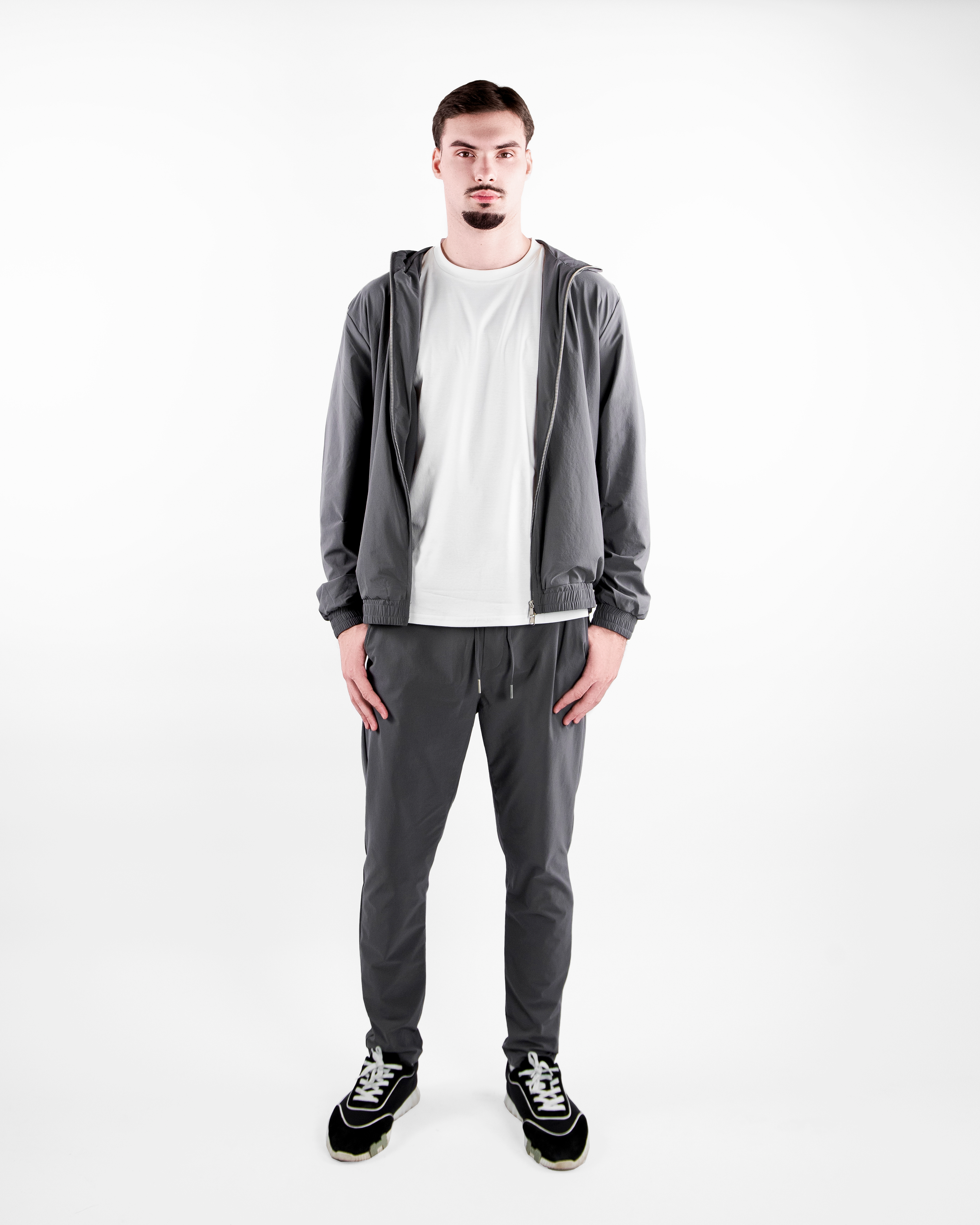 Classic Hooded Tracksuit - Grey