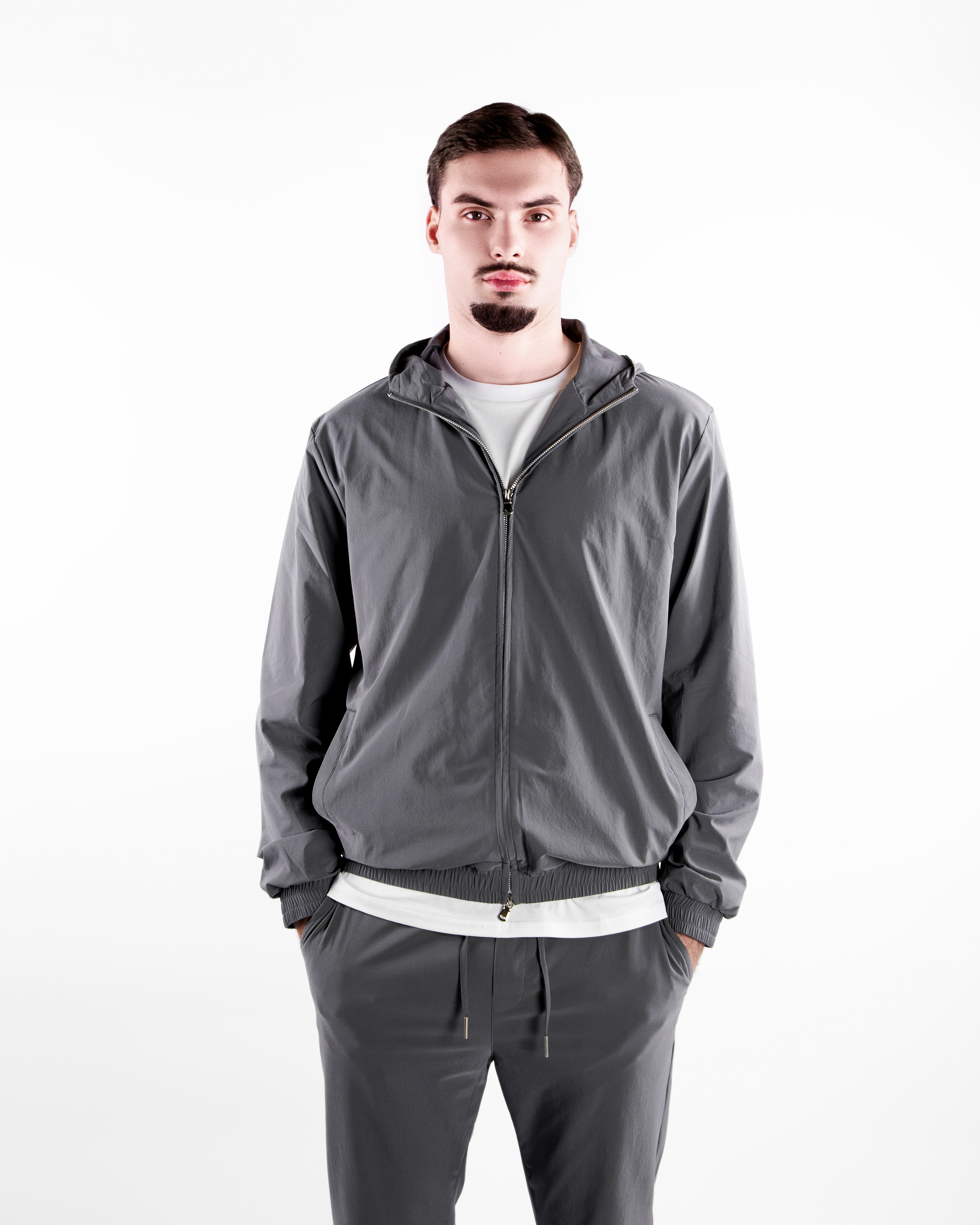 Classic Hooded Tracksuit - Grey