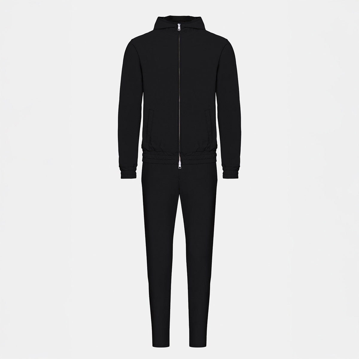 Classic Hooded Tracksuit - Black