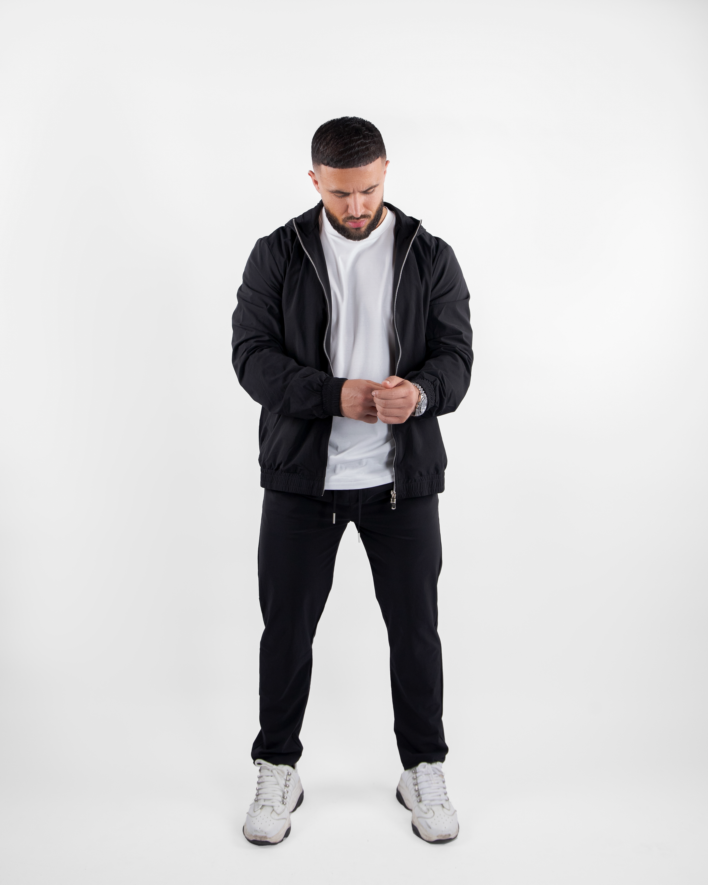 Classic Hooded Tracksuit - Black