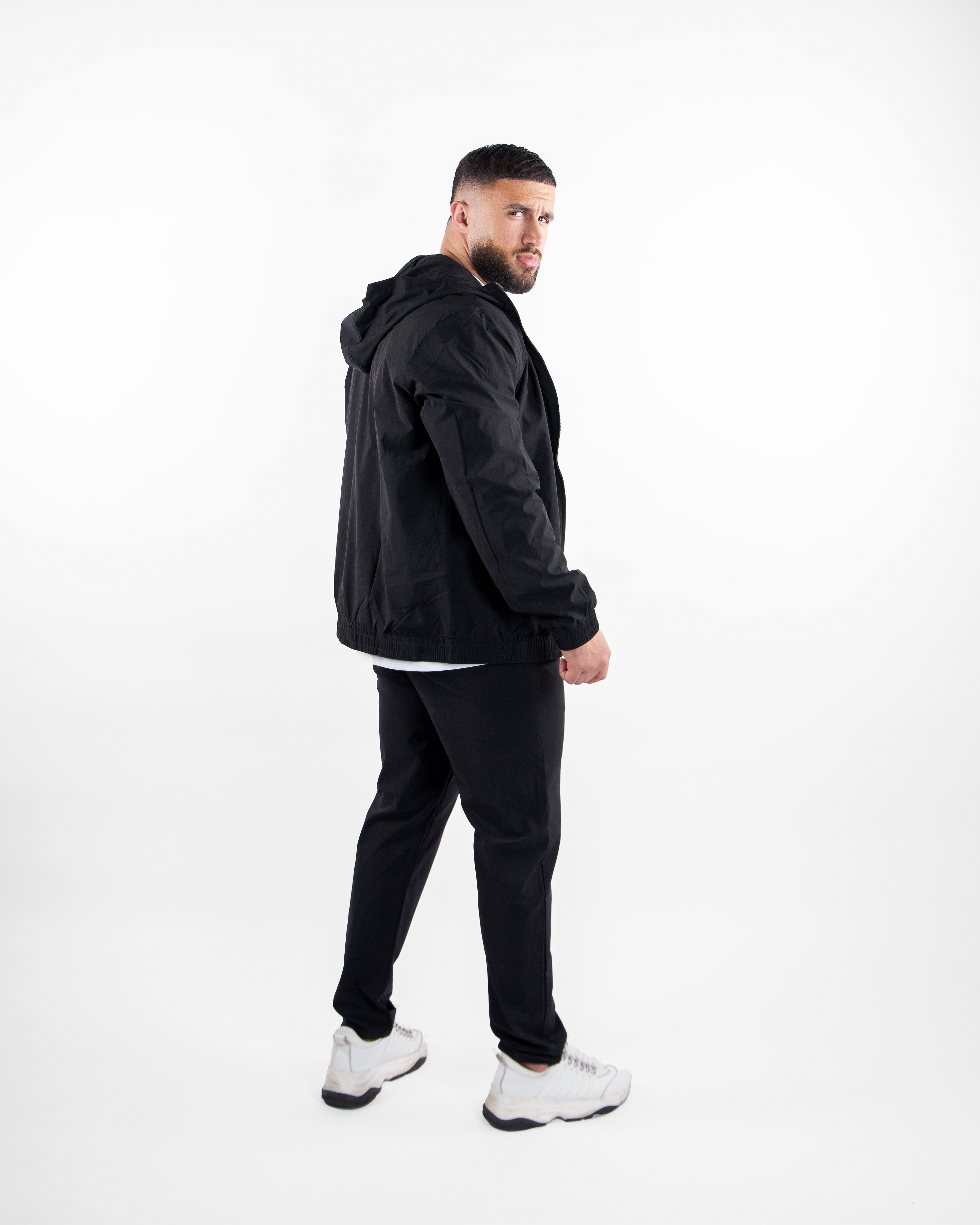 Classic Hooded Tracksuit - Black
