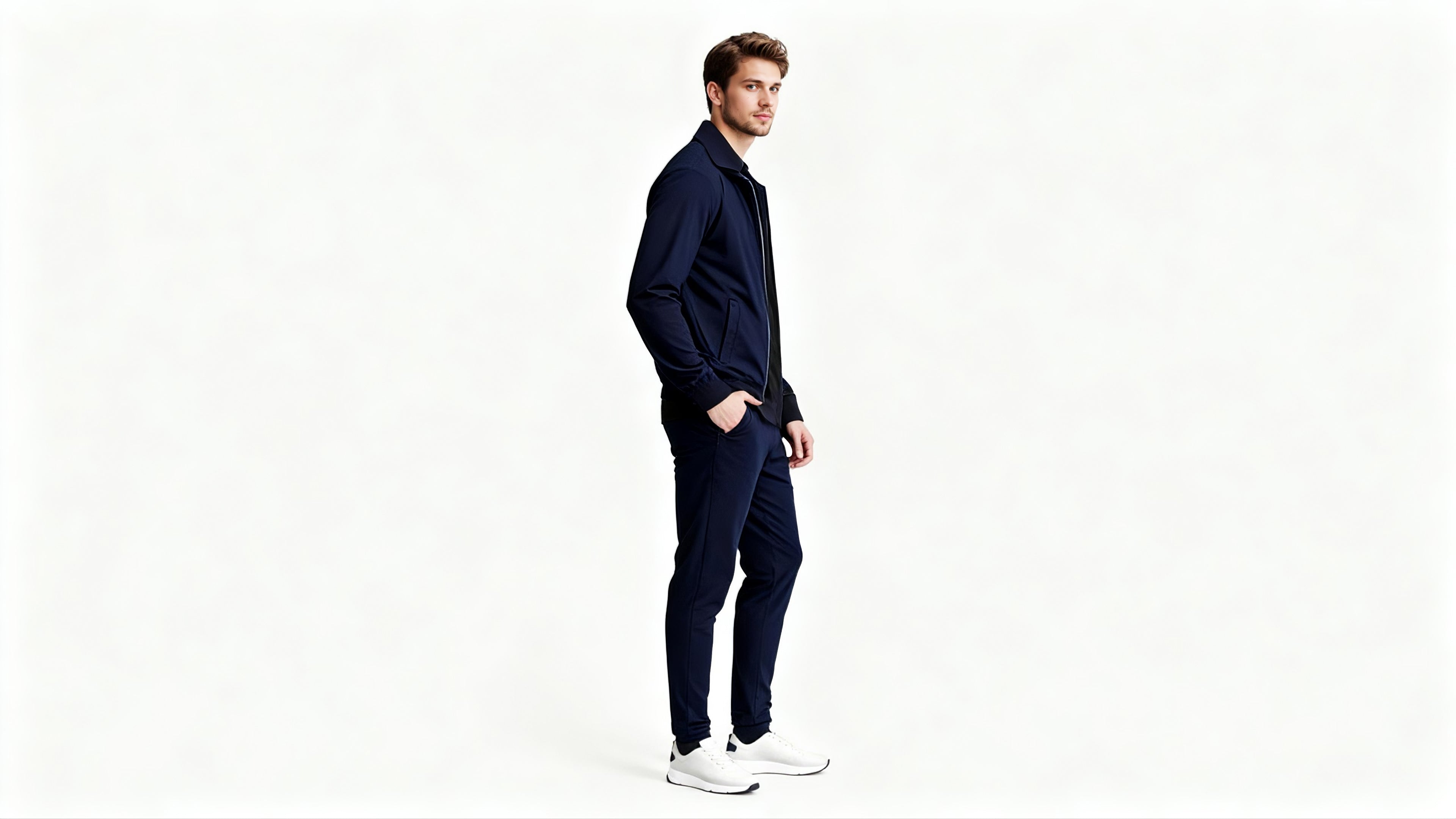 Classic Tracksuit - Navy Blue