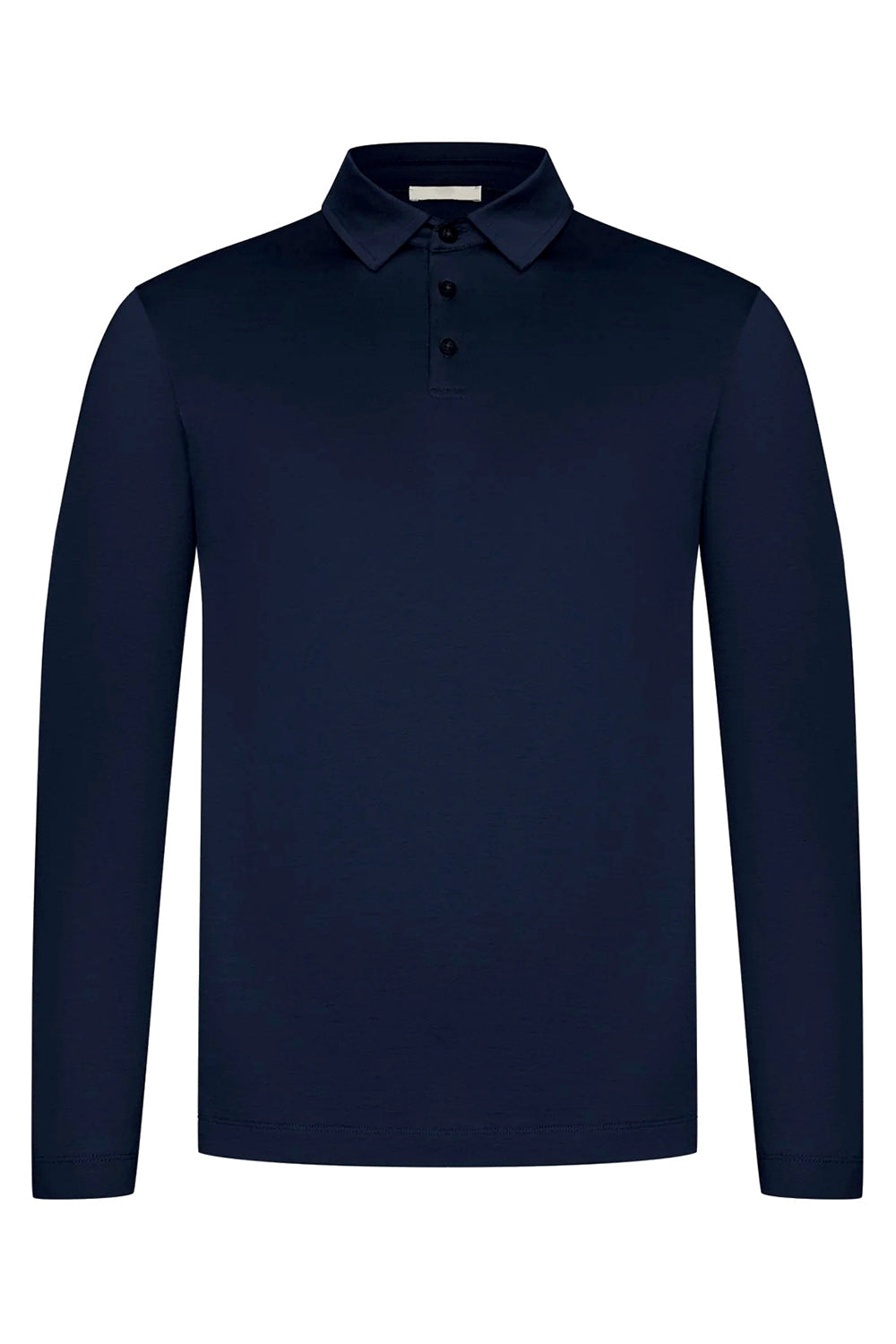 Long Sleeve Polo - Navy Blue